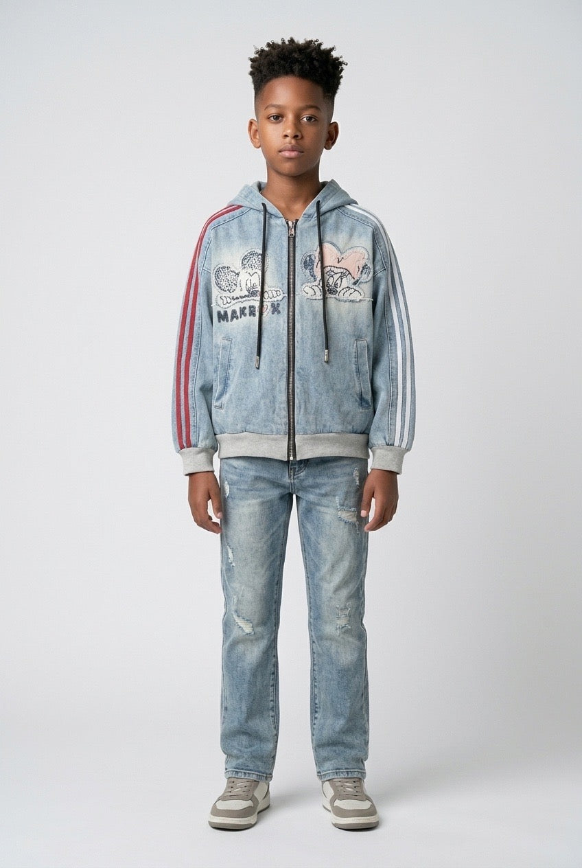 Denim Mickey/Minnie Mouse Jacket