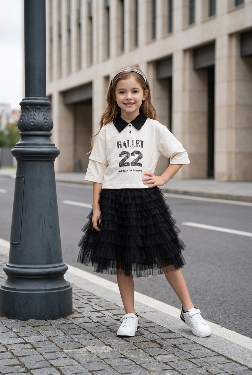Tulle black skirt
