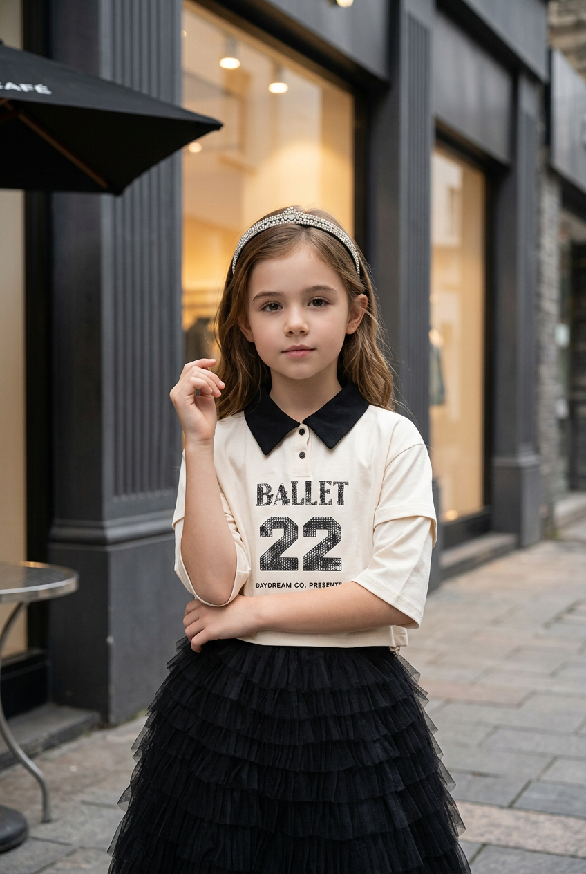Tulle black skirt