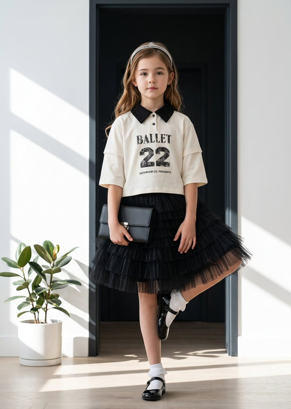 Tulle black skirt