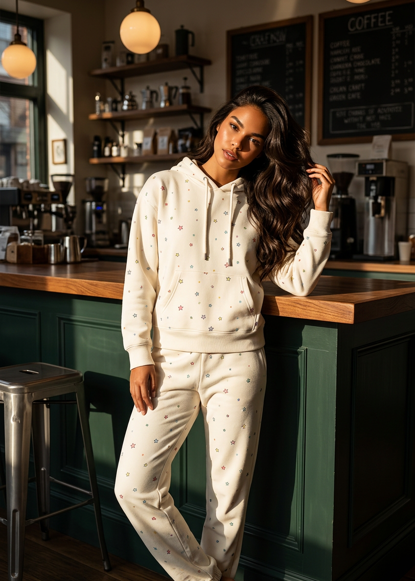 Cream Star Hoodie