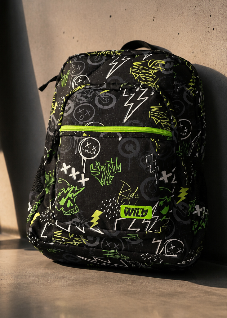 Smiley Neon Wild Backpack