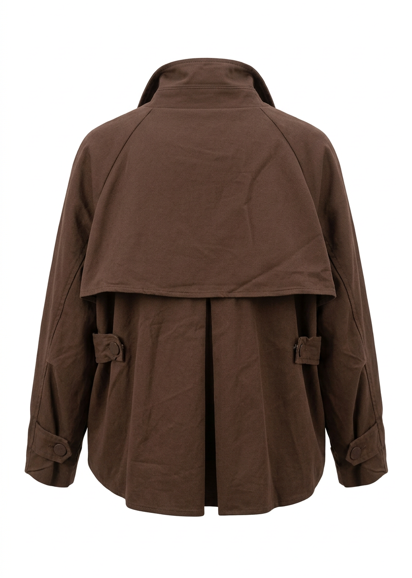 Layered Cape Jacket