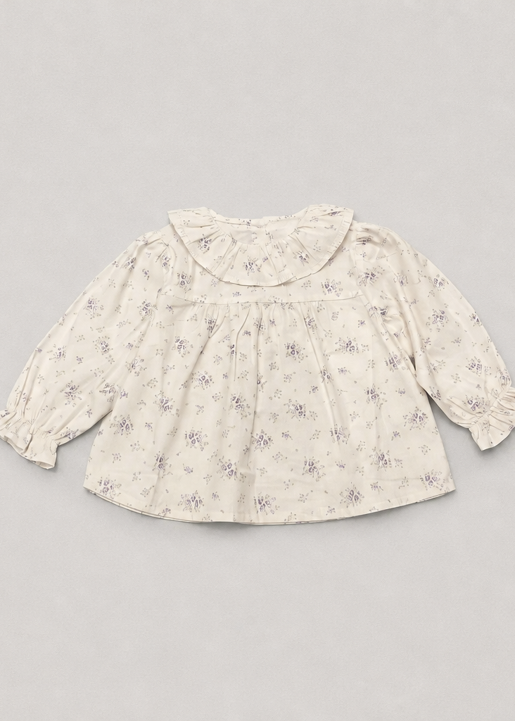 Ivory Ditsy Floral Baby Top