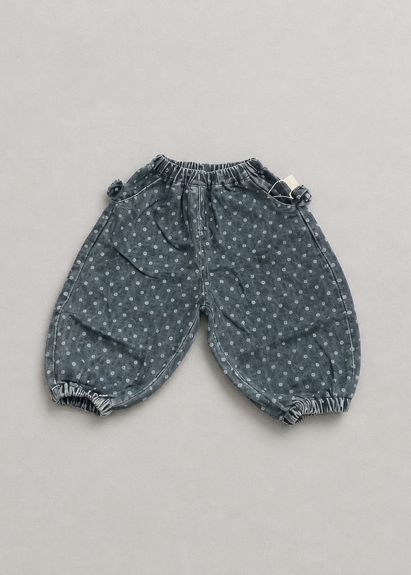 Polka Dot Baby Girl Denim Pants
