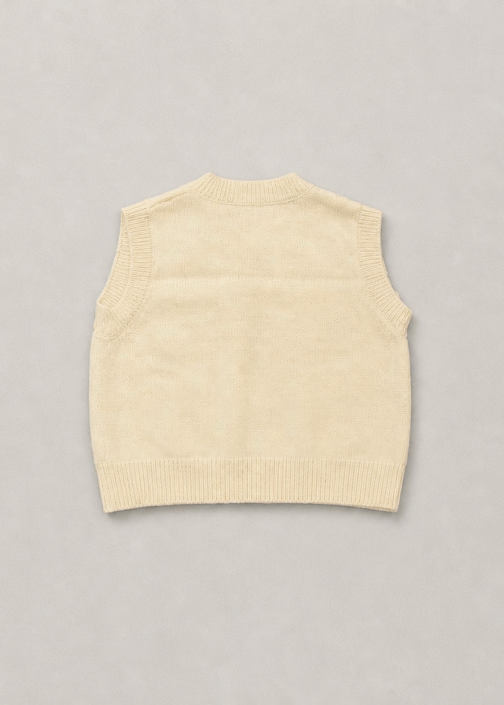 Comfortable Hearts Pattern Knitted Vest