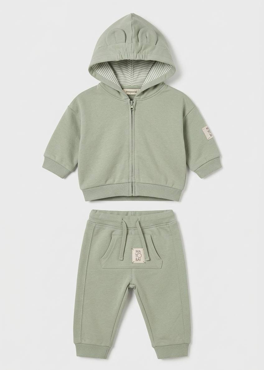 Newborn Boy Sweatshirt with Pants Set
