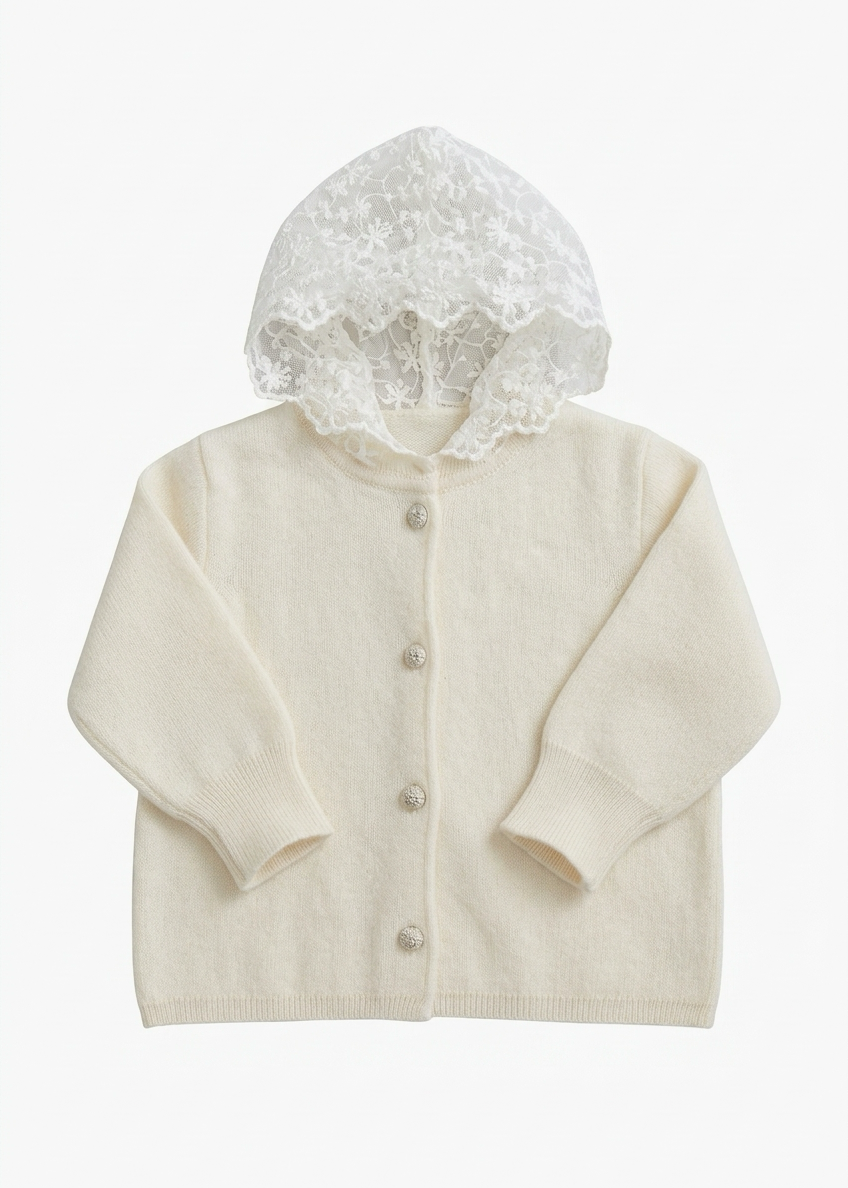 Lace Hooded Cardigan