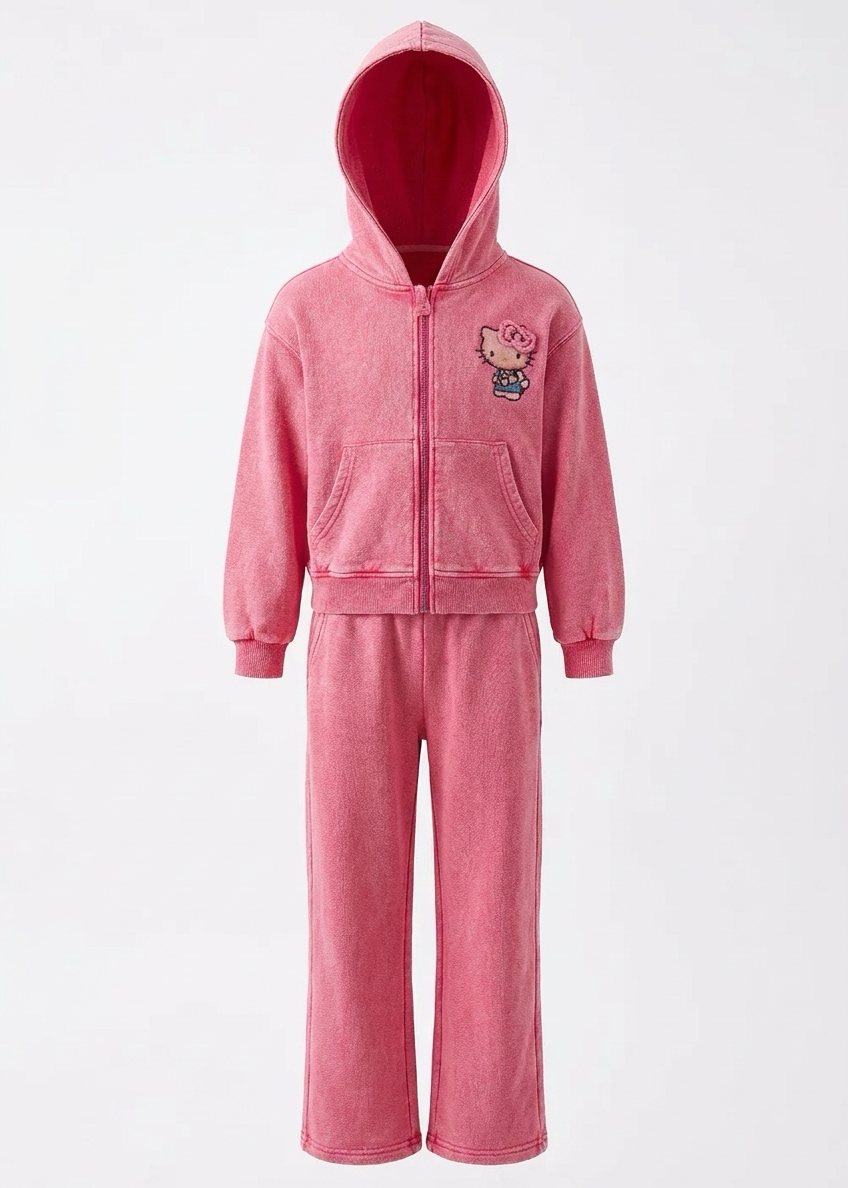 Girls Hello Kitty Pink Set