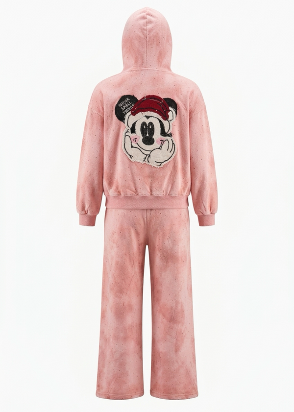 Girls Mickey Rhinestone Set
