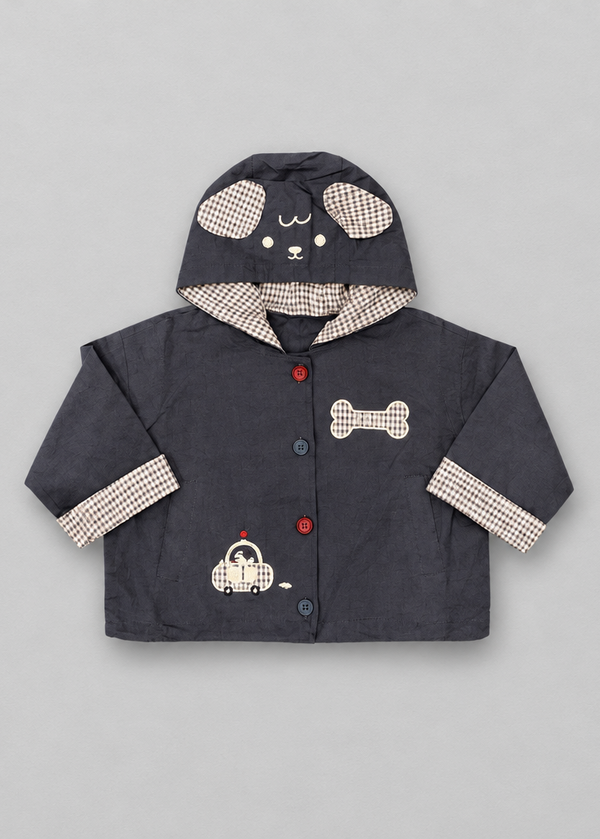 Navy Puppy Hooded Jacket