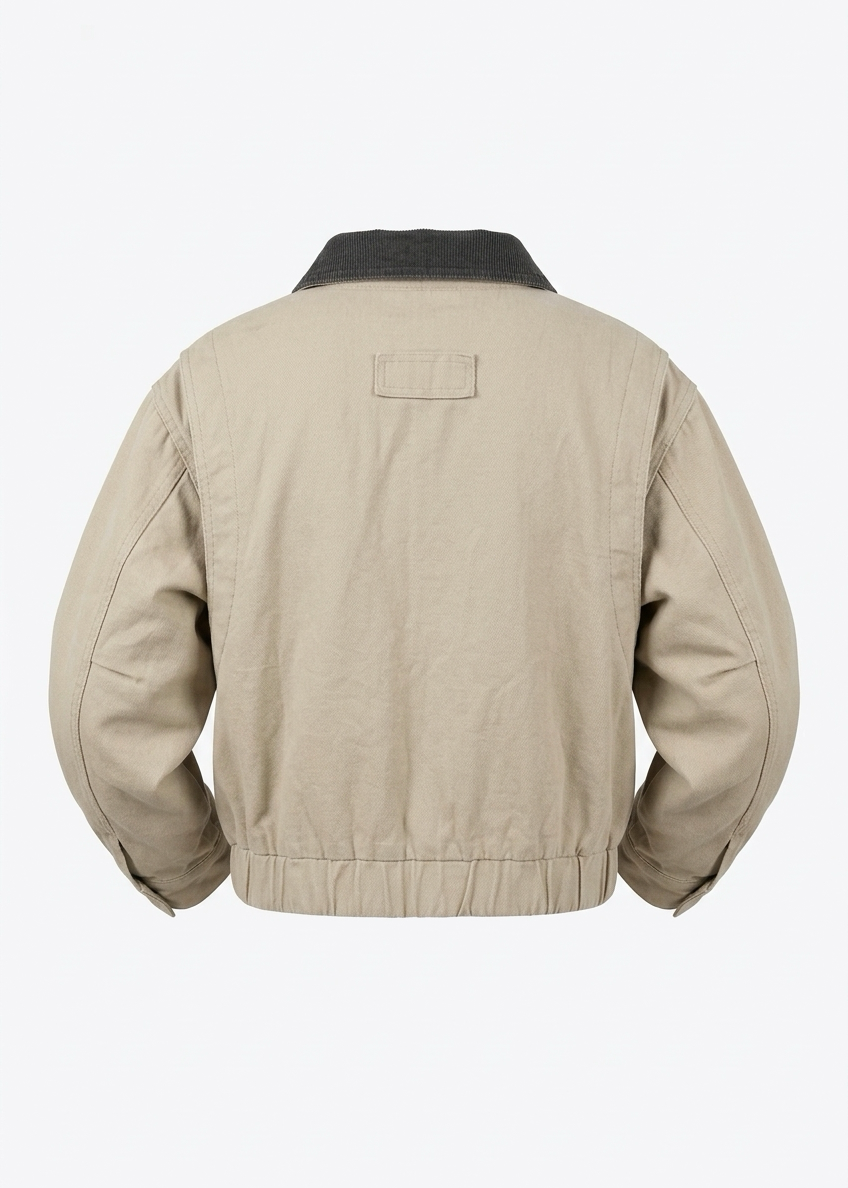 Boys’ Vintage Washed Denim Bomber Jacket
