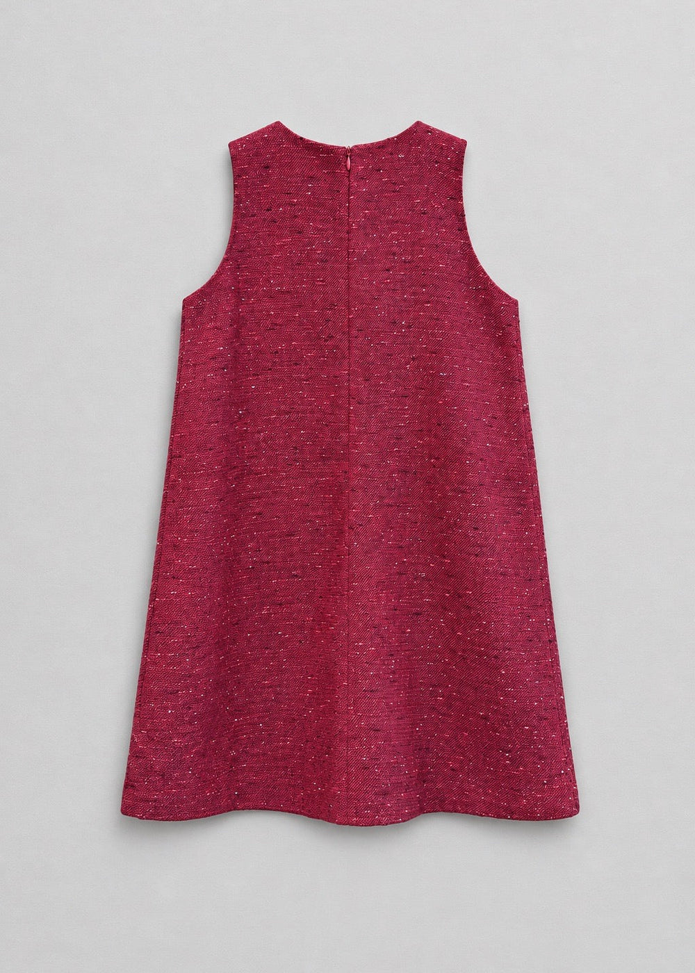 Burgundy Tweed Jacket & Dress Set