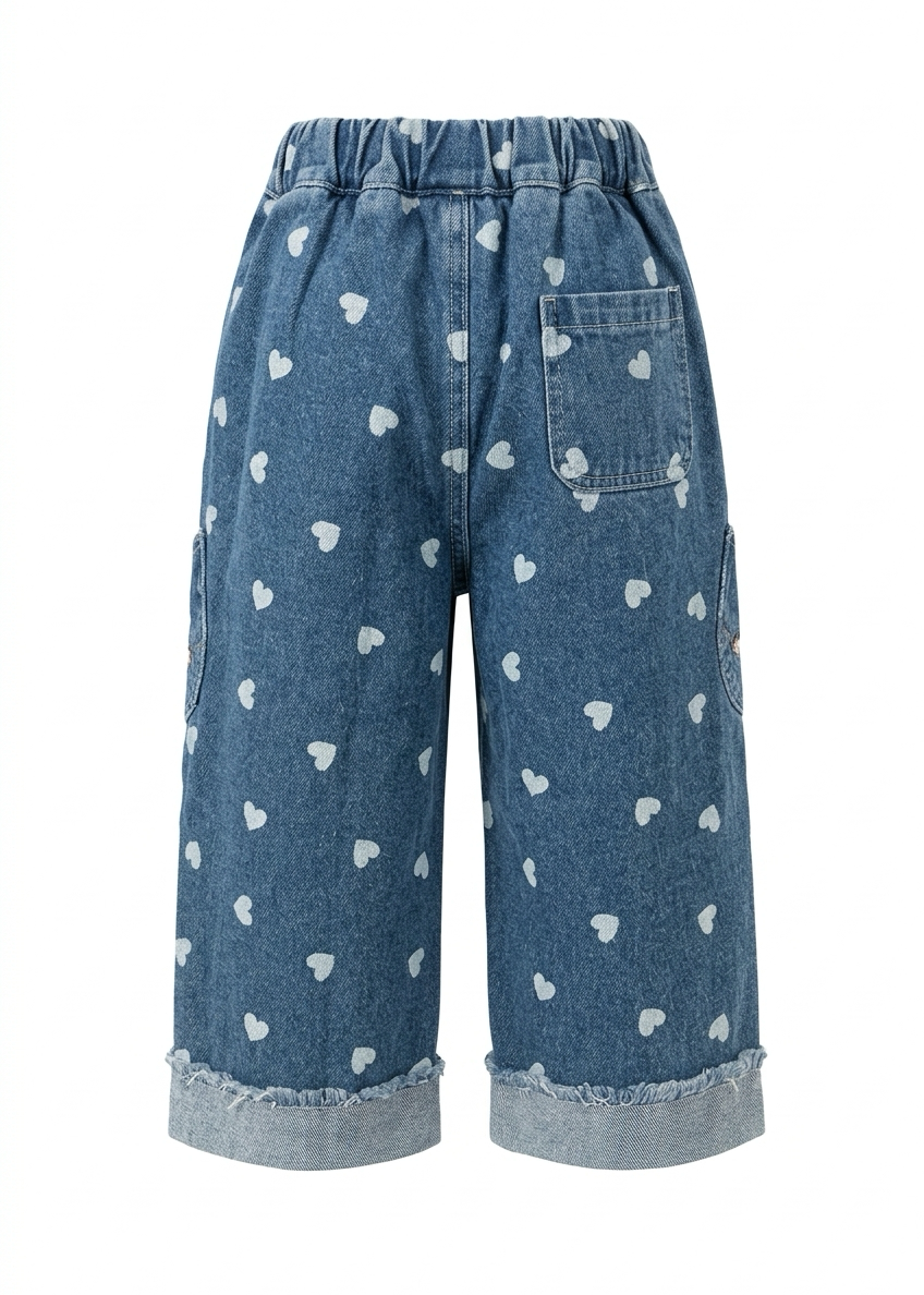 Hearts Wide Leg Jeans