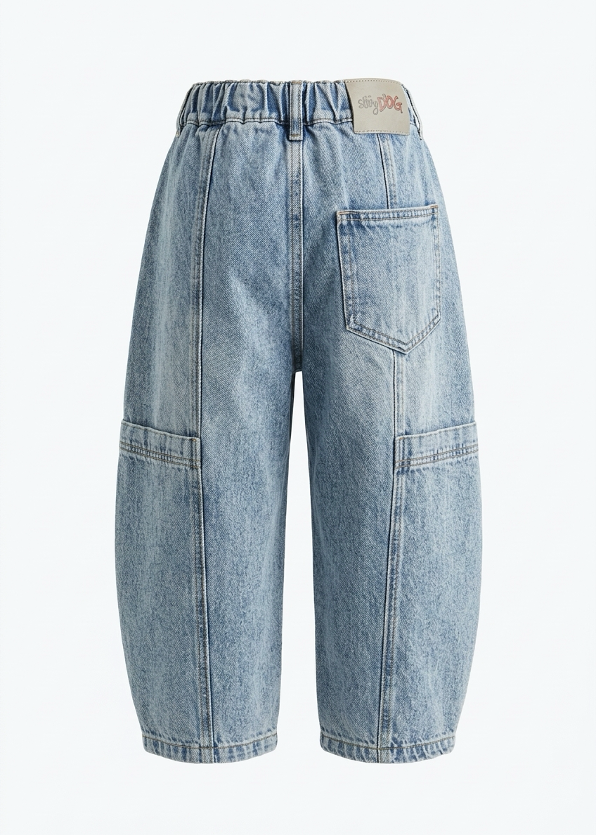 Pull On Wide Leg Jeans