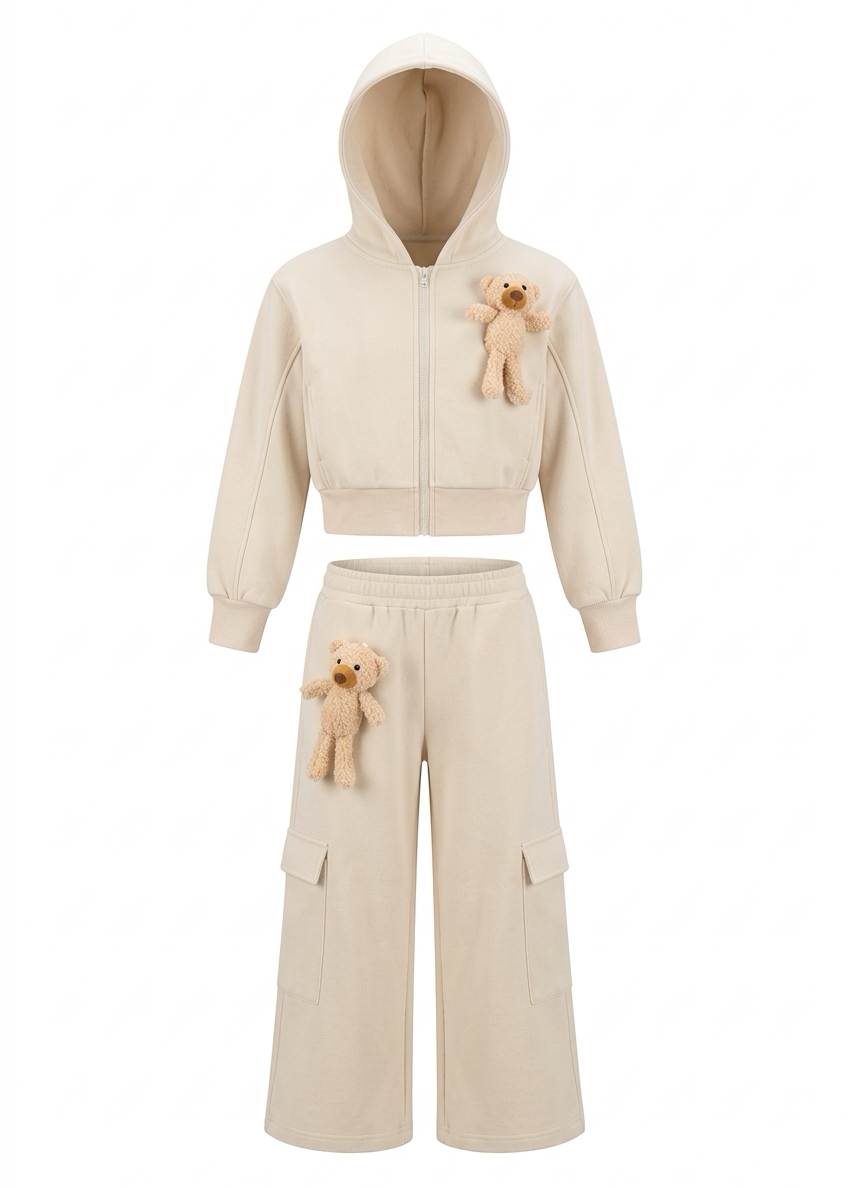 Soft Hoodie Bear Set