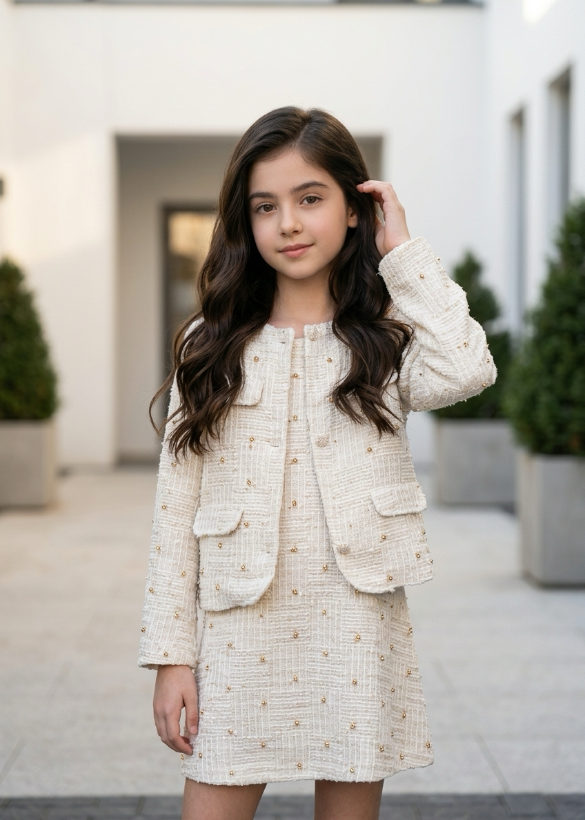 Pearl Tweed Set