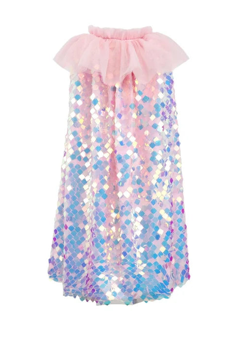 Pink Mermaid Shimmer Cape