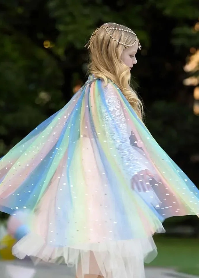 Rainbow Sparkle Cape
