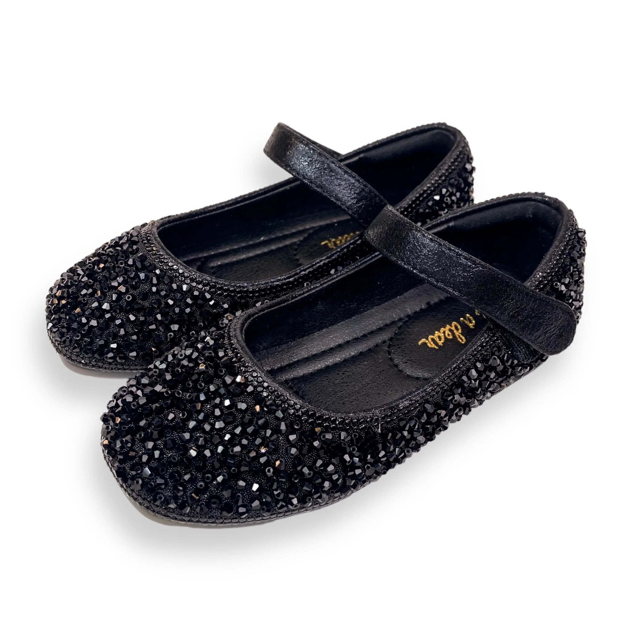 Clear Stone Flat Shoes for girls