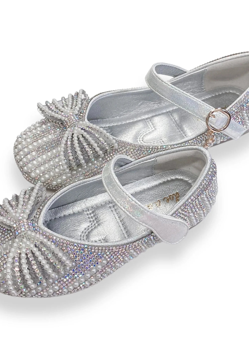 Pearl Bowtie Flat Shoes