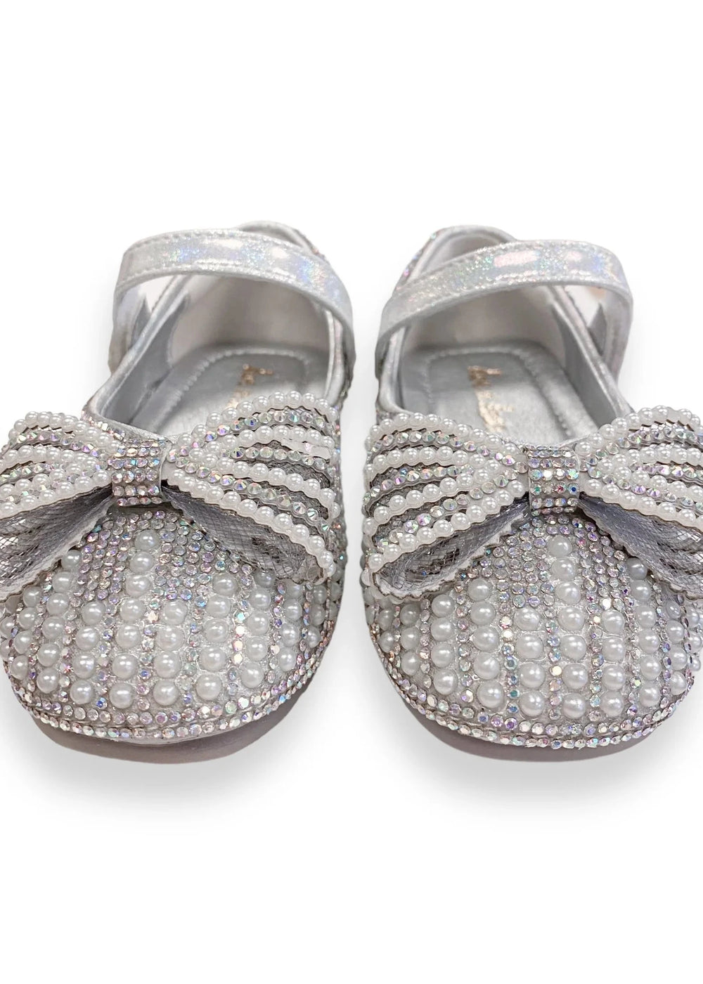 Pearl Bowtie Flat Shoes