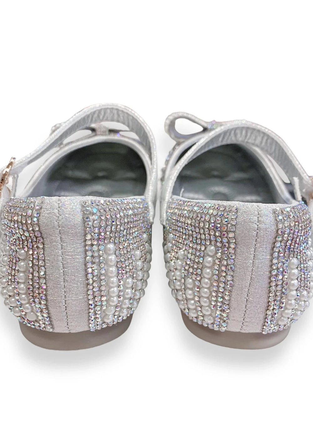 Pearl Bowtie Flat Shoes