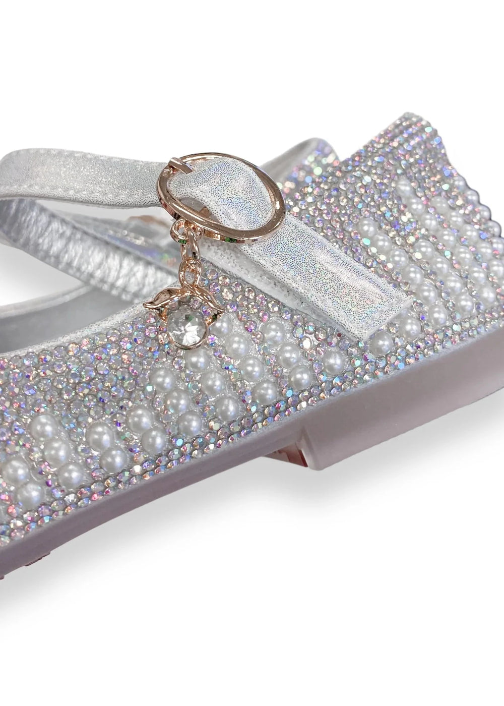 Pearl Bowtie Flat Shoes