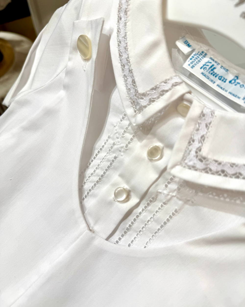 Feltman Bros 2-Pc All White Wedding Romper