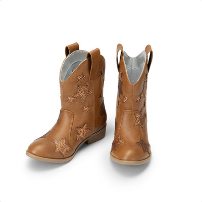 Girl Chic Glitter Western Boots