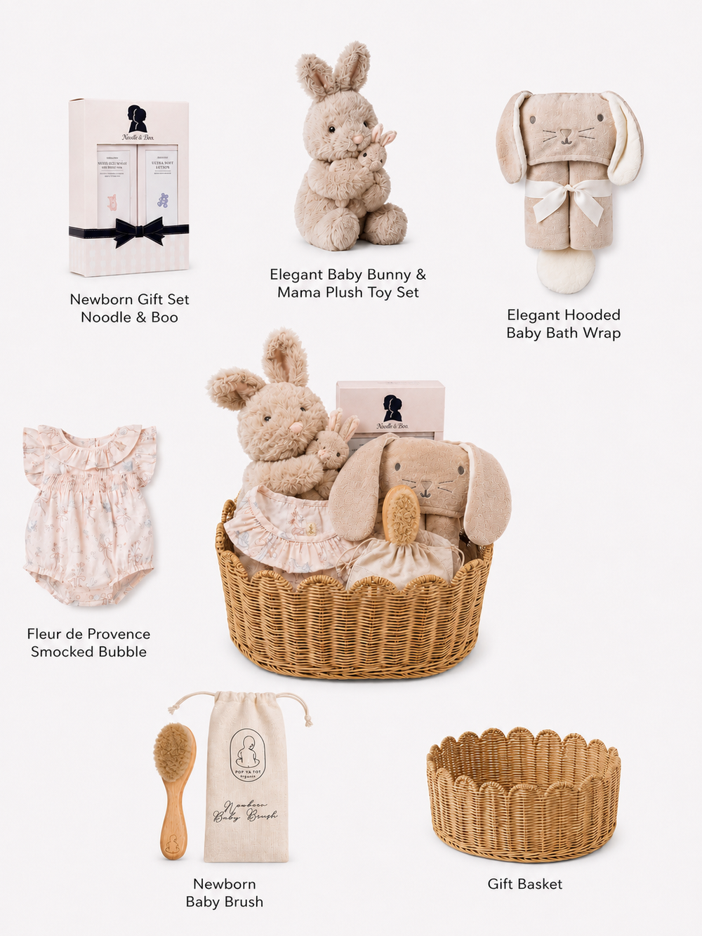 Luxury Baby Girl Gift Basket