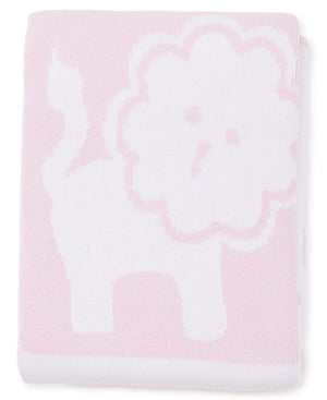 Pink Jungle Knit Novelty Blanket