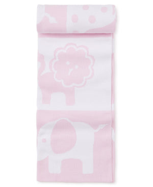 Pink Jungle Knit Novelty Blanket
