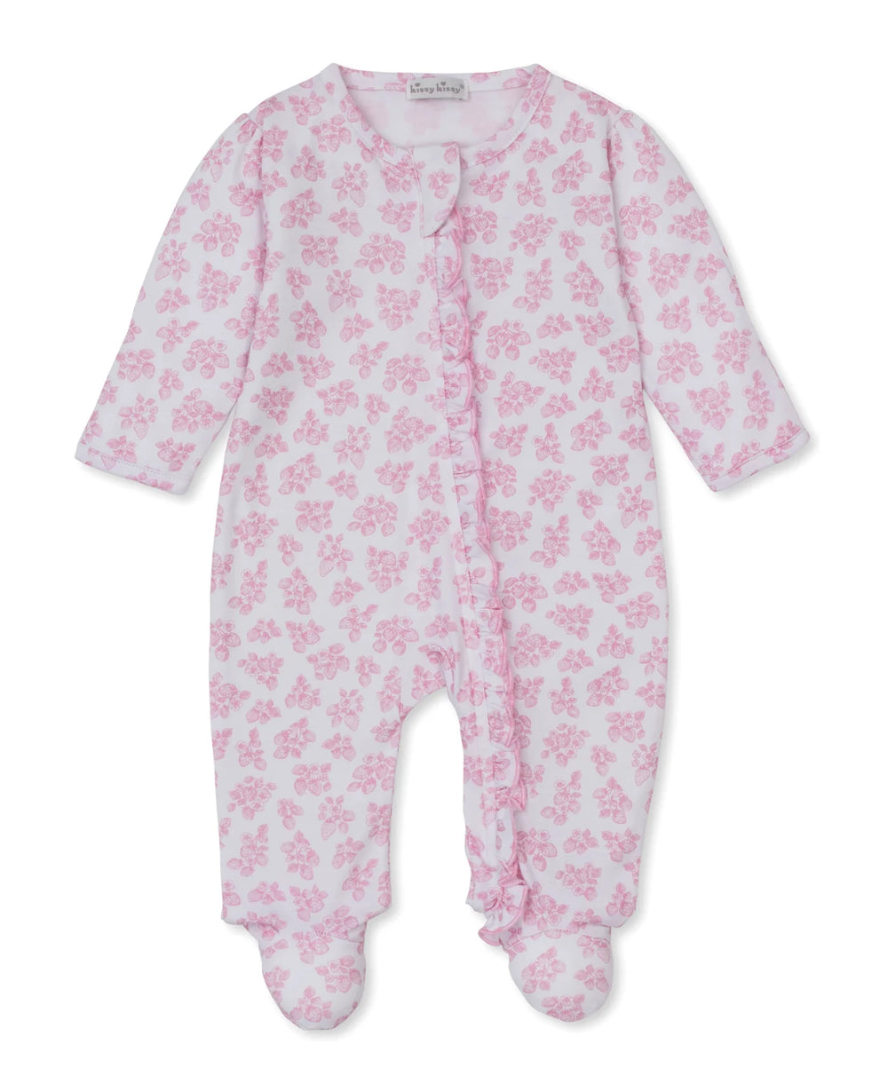 Simply Strawberries Zip Footie