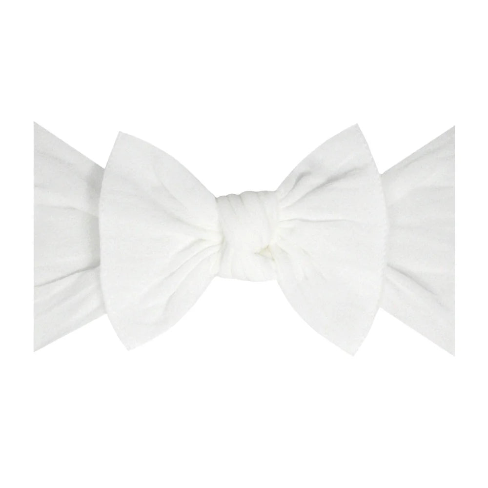 Knot White Baby Bling bows.
