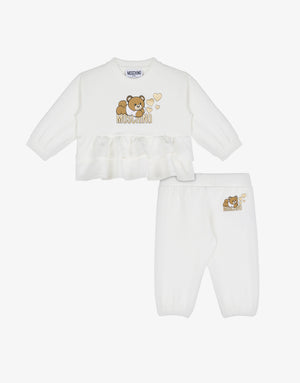 Lovely Teddy Bear sweatshirt tracksuit set