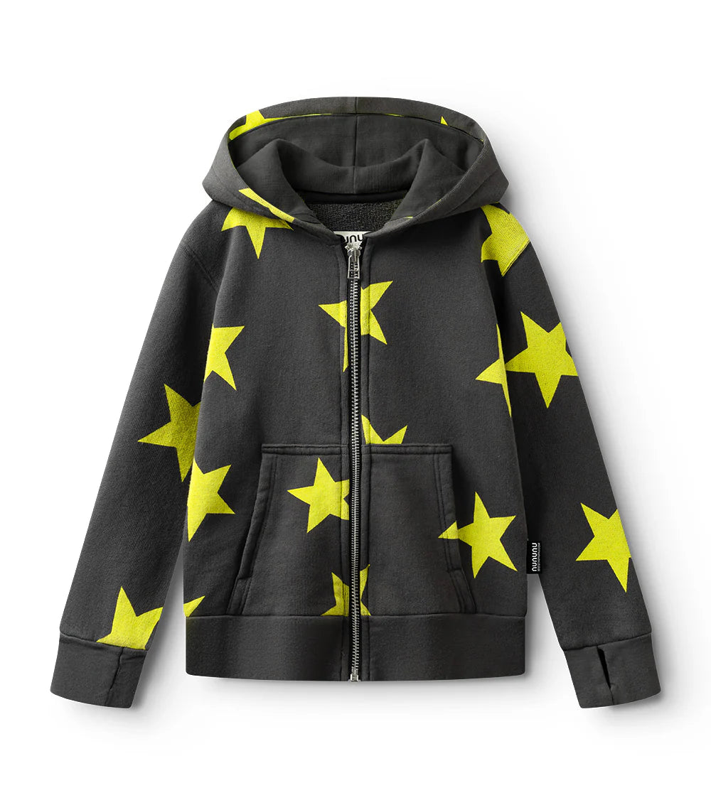 Star zip hoodie