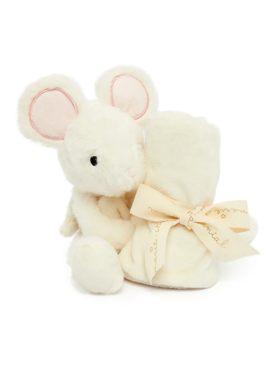 Sleep & Snuggle Pointelle Angel Wing Gift Set Blue
