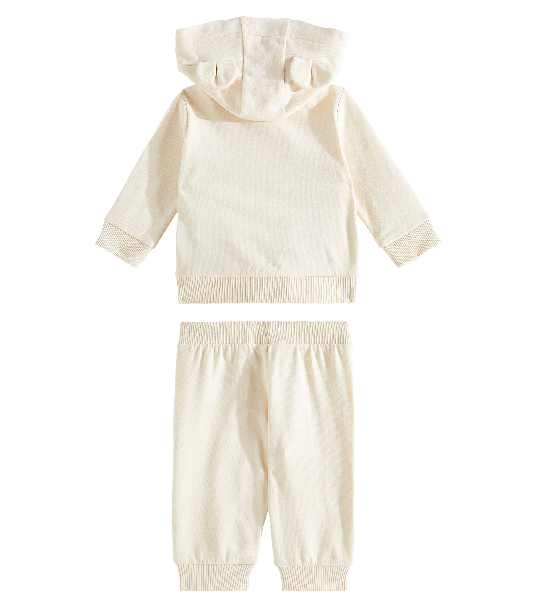 Baby printed cotton hooded tracksuit