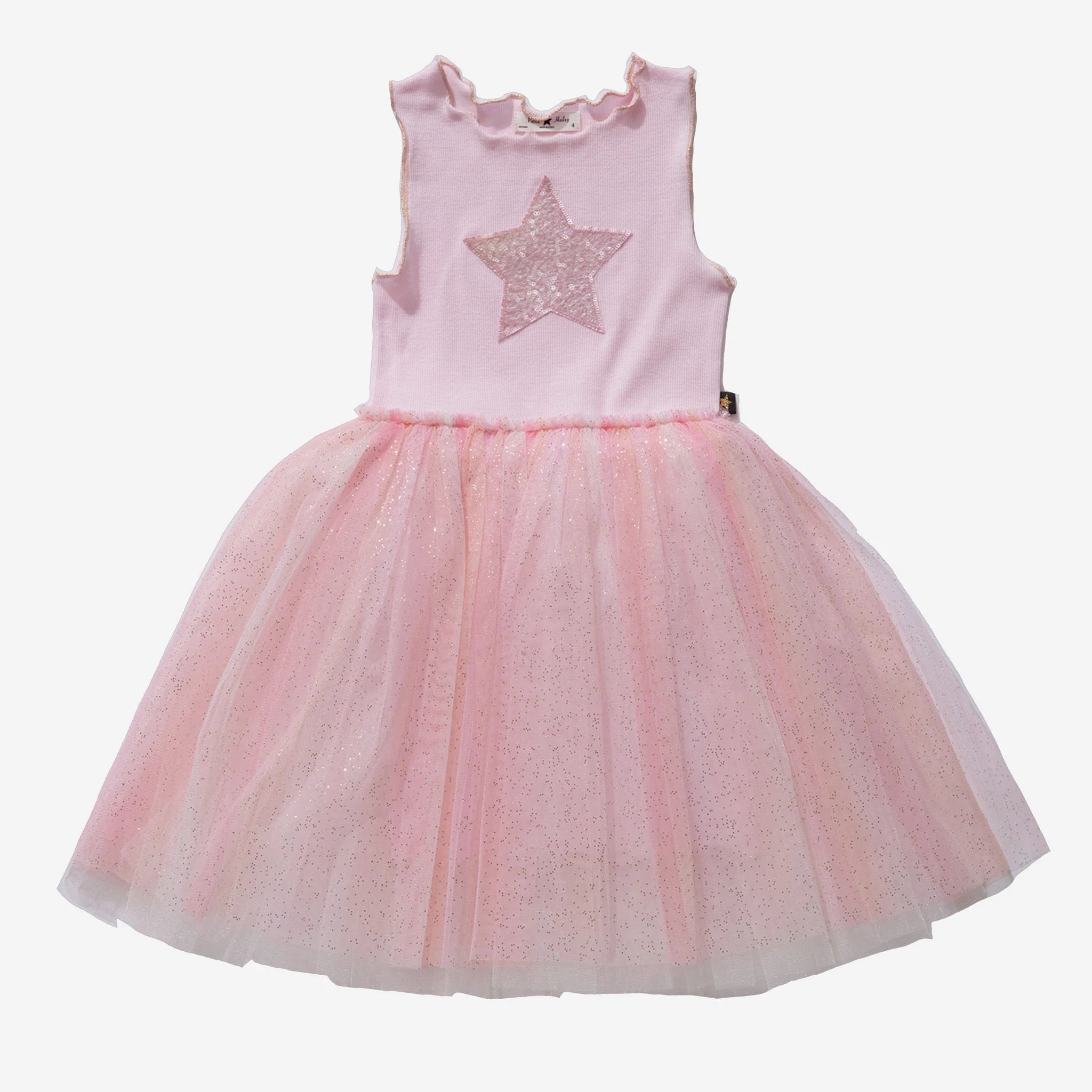 Girl Pink star Tutu dress