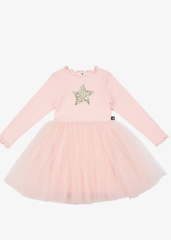 Hailey LS Star Tutu Peach