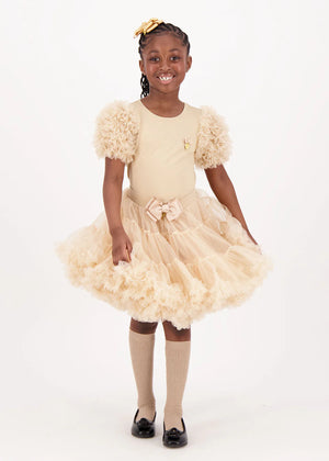 Angels Face Pixie Sparkle Tutu skirt  Sand