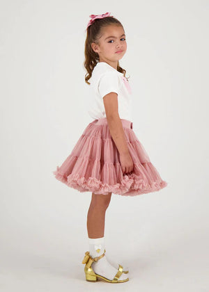 Angels Face Pixie Sparkle Tutu skirt  Tea Rose