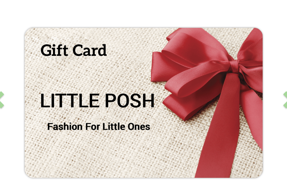 Little Posh Gift Card