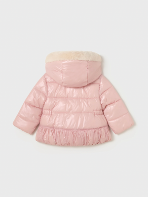 Baby puffer jacket recycled fibers