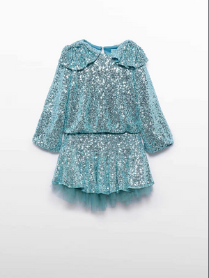 Water Sequin Skirt Set