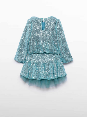 Water Sequin Skirt Set