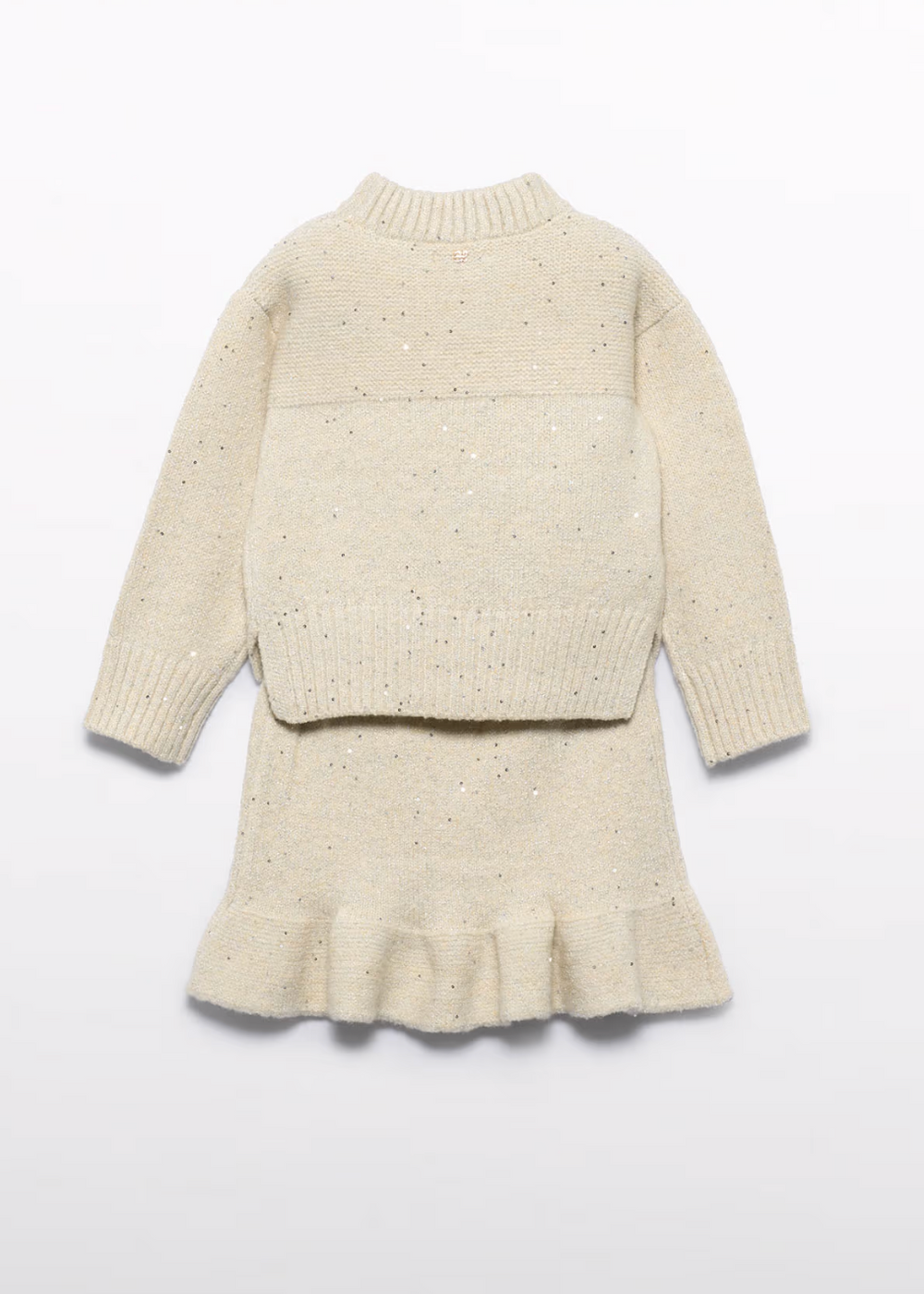 Oat Skirt Knit Set