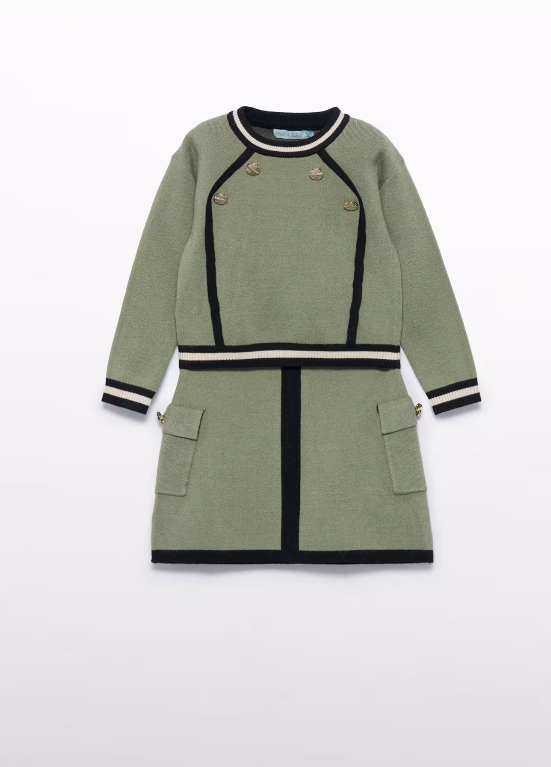 Bay leaf Knit Skirt Set