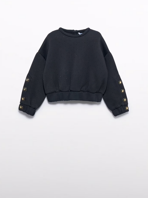 Sweatshirt with Strass